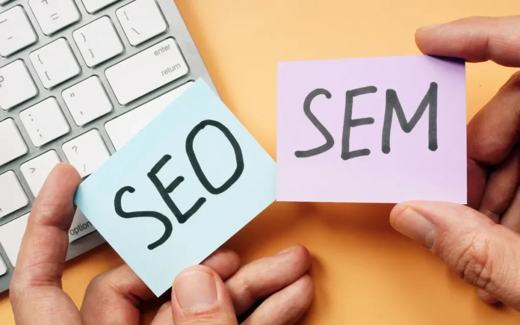 Diferencias entre SEO y SEM · Beseoweb · Blog · Destacada
