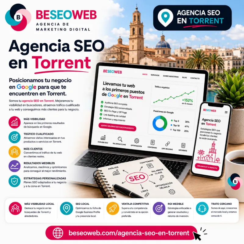 Beseoweb · Agencia SEO en Torrent