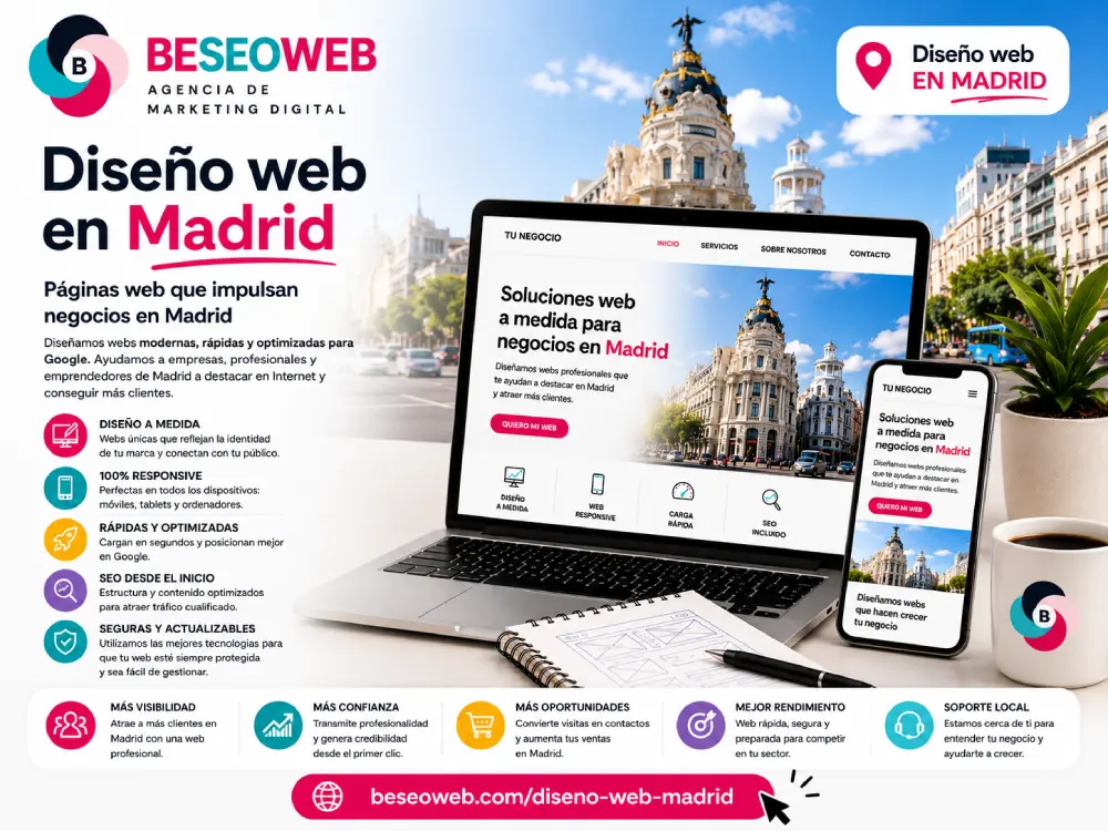 Diseño web Madrid Beseoweb