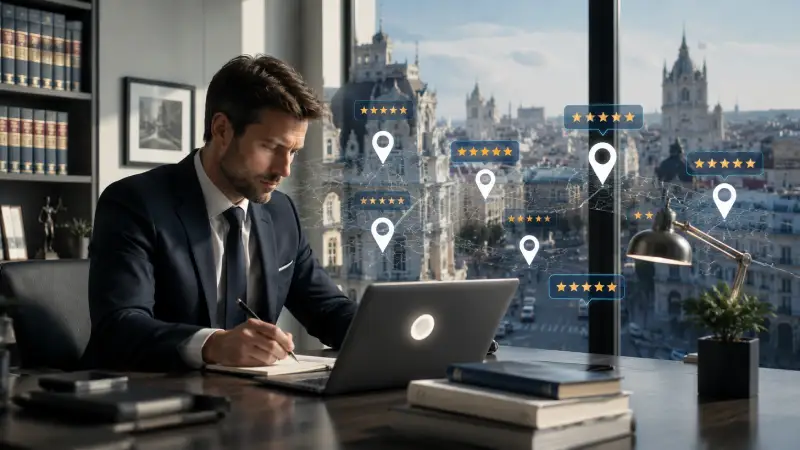 Posicionamiento web para abogados en Madrid · Beseoweb · Blog · Ubicación
