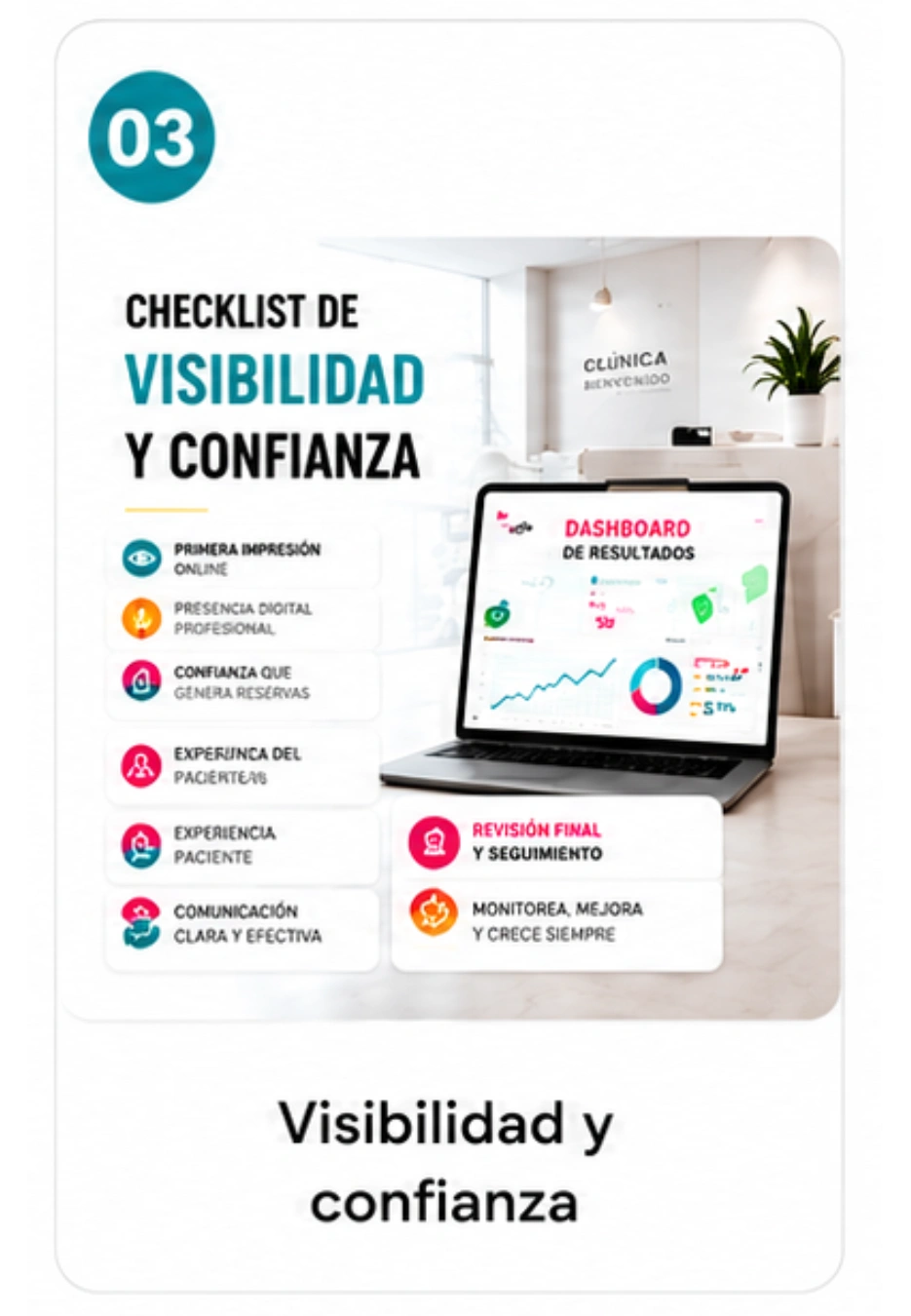 Landing Checklist para clinicas 4 Checkist que incluye 3
