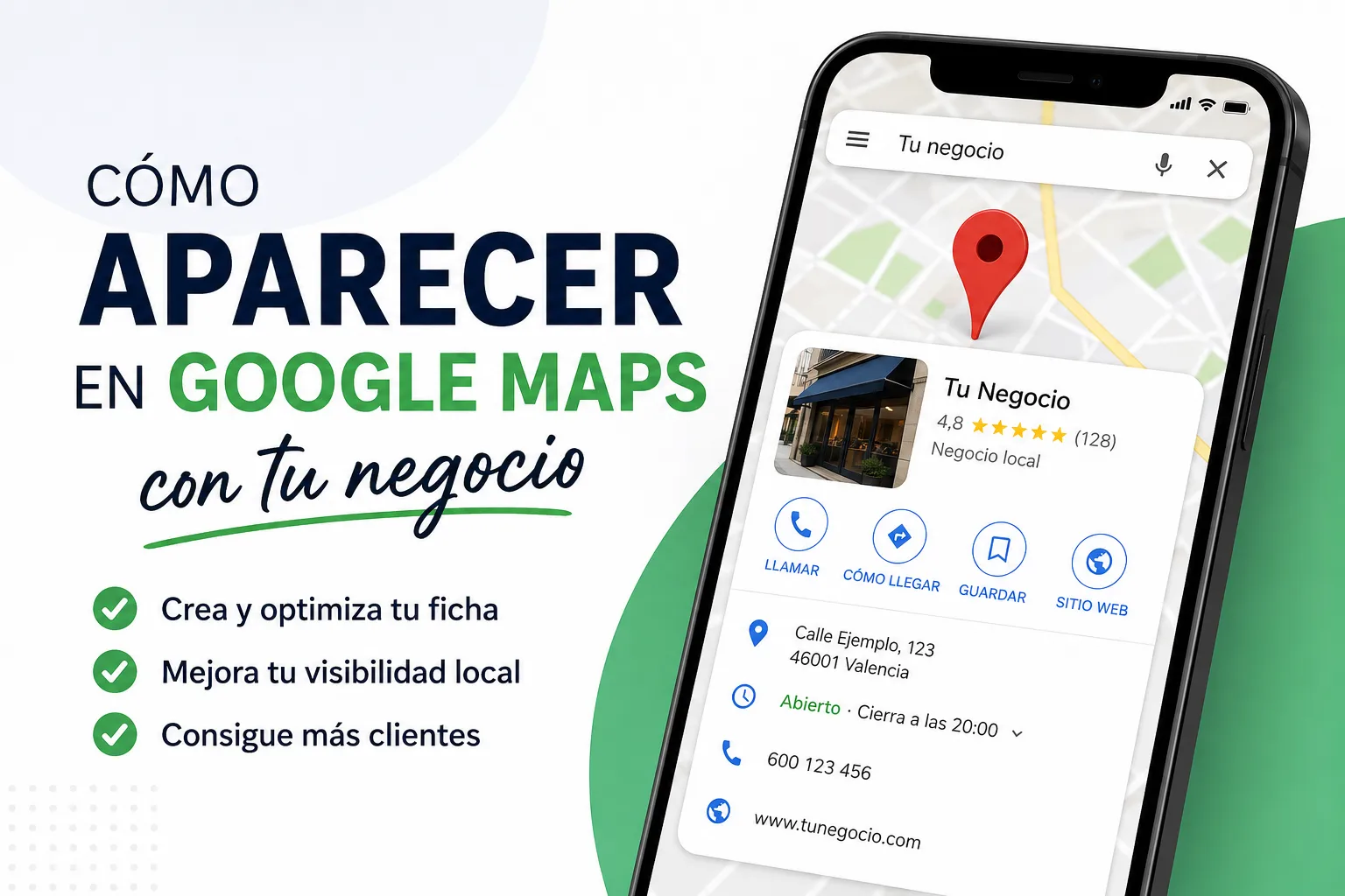 Cómo aparecer en Google Maps