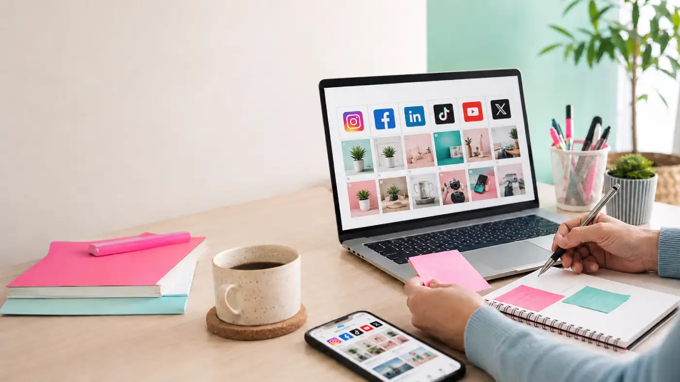 Qué publicar redes sociales · Beseoweb · Blog · Planificador
