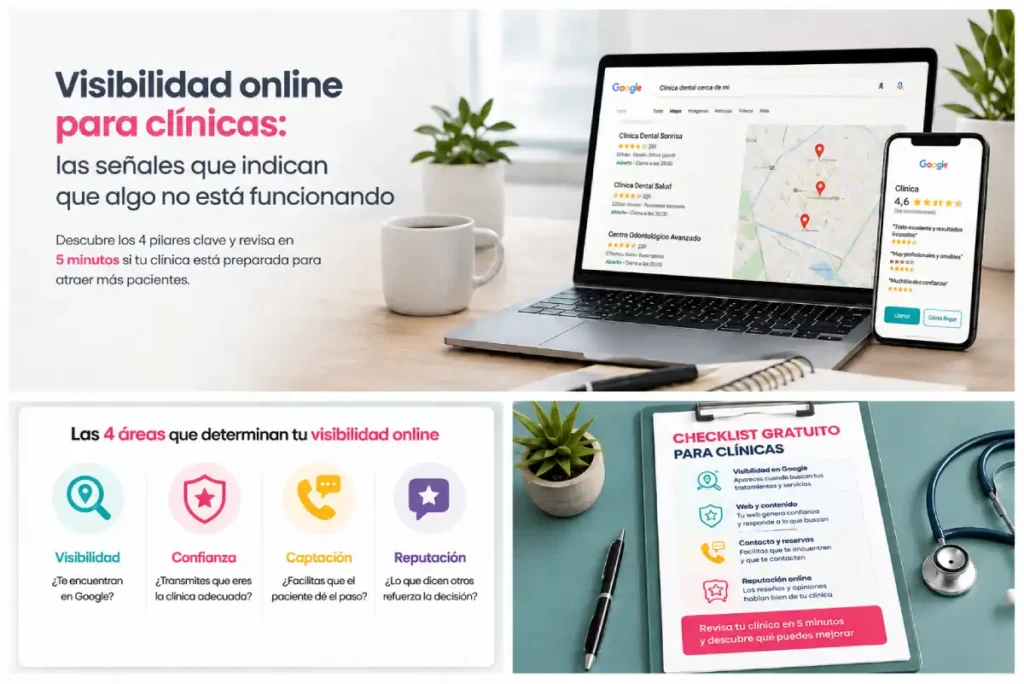 Check list visibilidad online clinicas Beseoweb