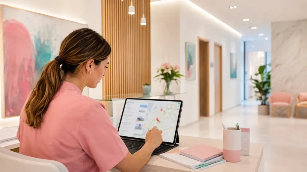 visibilidad online para clinicas beseoweb blog recepcion